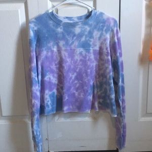 Long sleeve tie dye